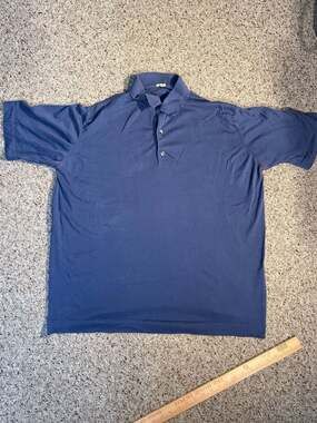 Malo Made‎ in Italy 100% Cotton Blue Polo Shirt
